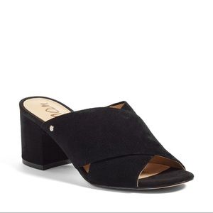 Sam Edelman Stanley Black Block Heel Mules